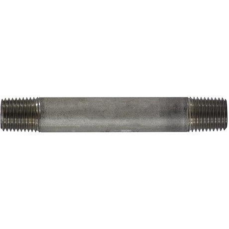 60042 304 Stainless Steel Nipple, 3/8" x 2"