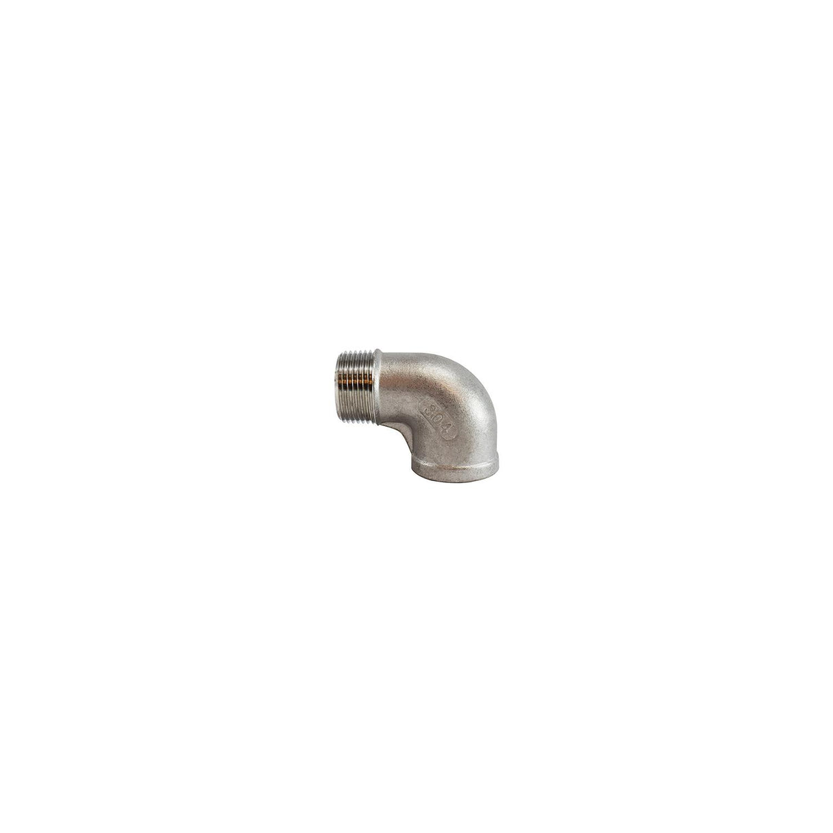 64161 304 Stainless Steel 90° Street Elbow, 1/4"
