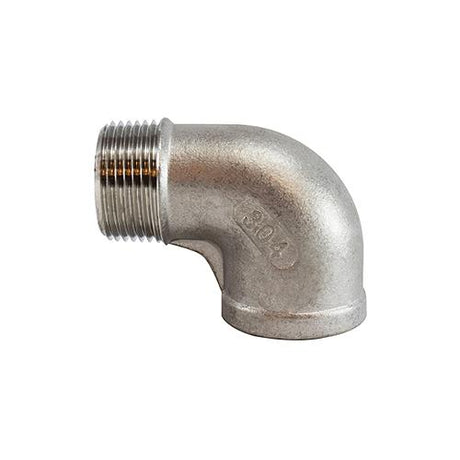 64165 304 Stainless Steel 90° Street Elbow, 1"