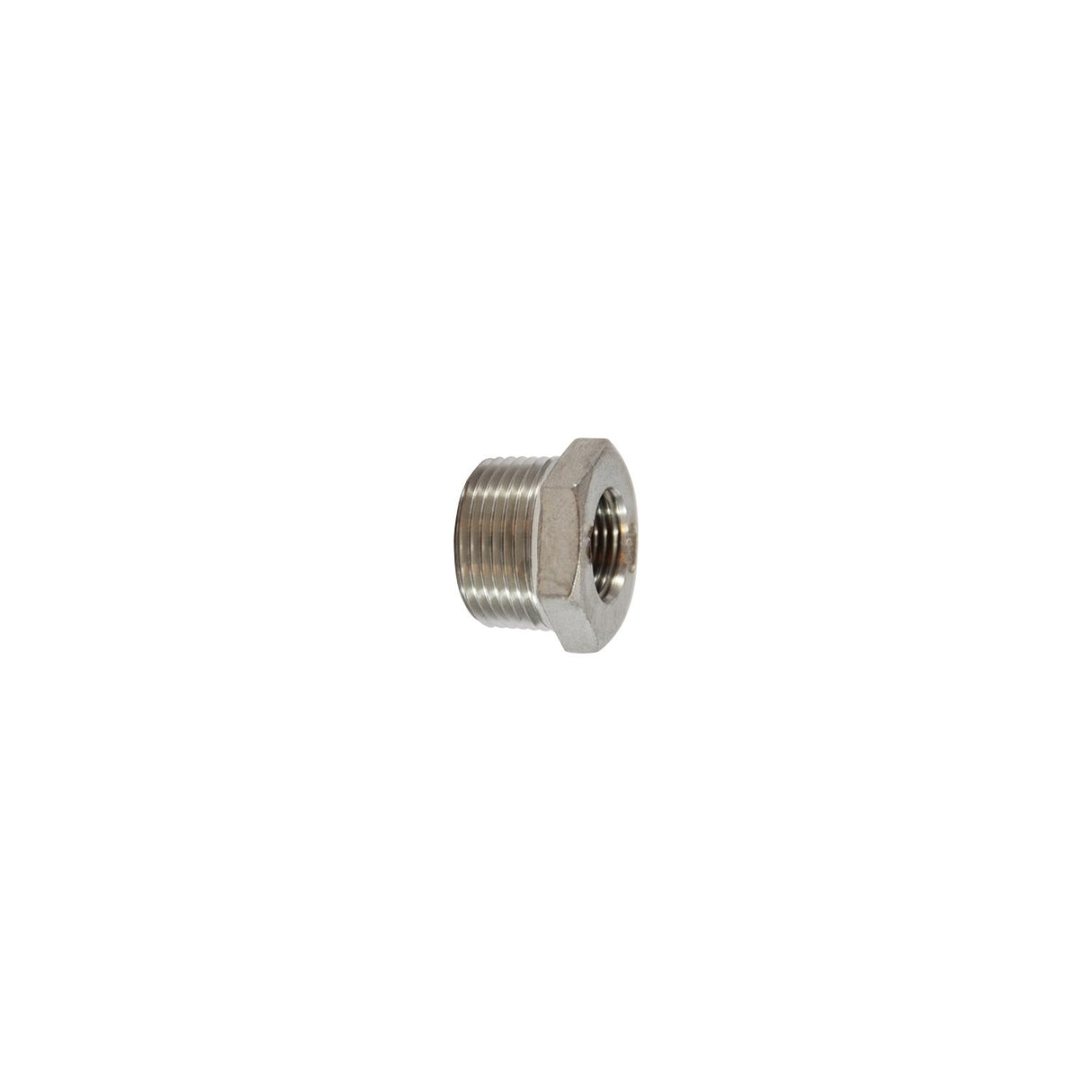 64513 304 Stainless Steel Hex Bushing, 1" x 3/4"