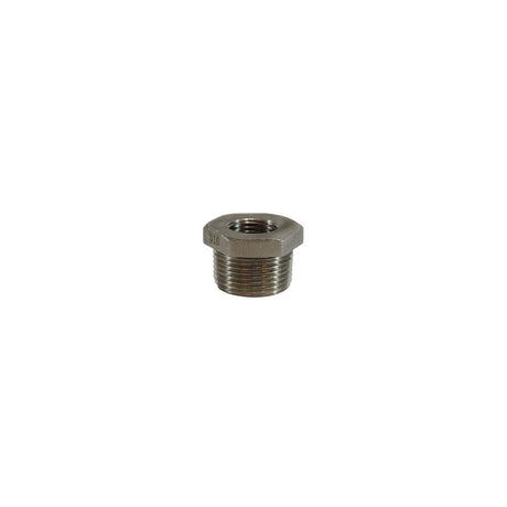 74504 316 Stainless Steel Hex Bushing, 1/2" x 1/4"