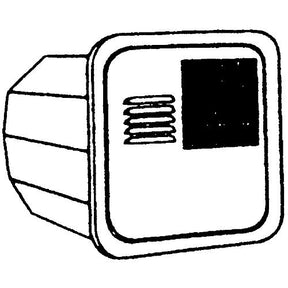 Suburban Water Heater Flush Door, Polar White