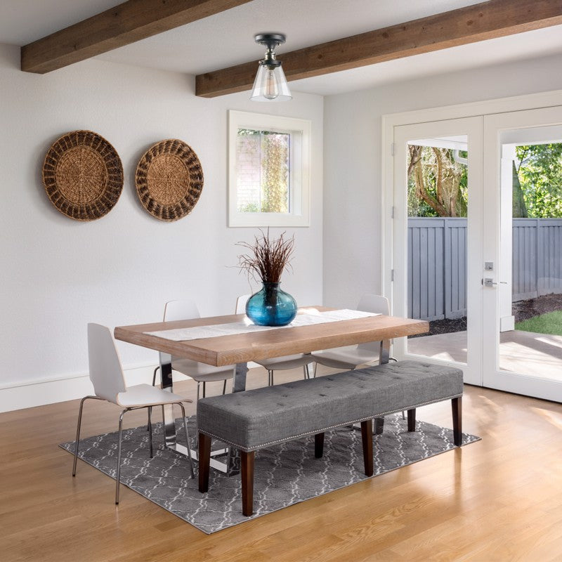 Globe Electric Jackson 9.36 in. H X 6.5 in. W X 6.5 in. L Antique Brass Bronze Ceiling Fixture