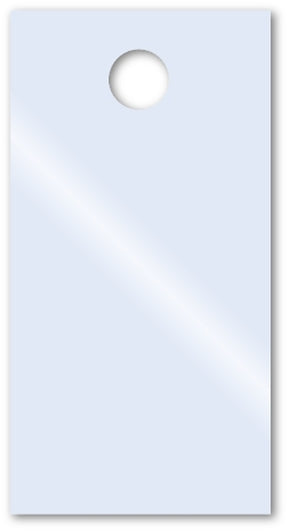 Centurion 1192002 Price Channel Chip, Clear, 3-1/4 in L x 1-1/4 in W Dimensions, Plastic