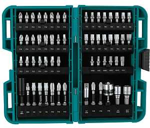 Makita Impact XPS E-01644 Impact Bit Set, 60-Piece, Steel