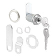 Defender Security U 9945KA Drawer and Cabinet Lock, Keyed Lock, Y11 Yale Keyway, Stainless Steel, Chrome-Plated