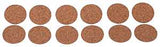 ProSource FE-50702-PS Furniture Pad, Cork, Brown, 1 in Dia, 5/64 in Thick, Round