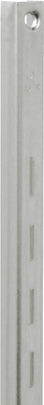 Knape & Vogt 80 80 TI 24 Shelf Standard, 320 lb, 16 ga Thick Material, 5/8 in W, 24 in H, Steel, Titanium, Pack of 10