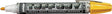 Dykem 44401 Permanent Marker, Yellow