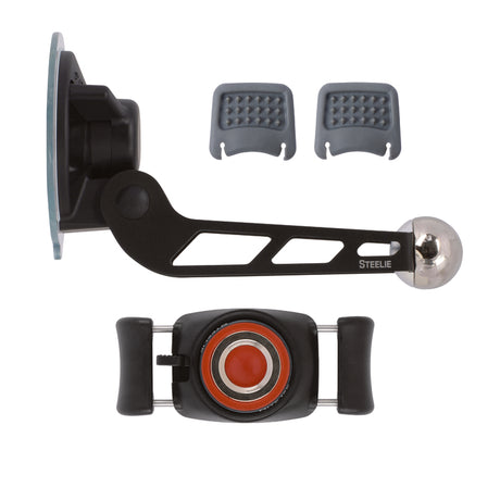 Nite Ize Steelie Black/Silver Windshield Cell Phone Mount For All Mobile Devices