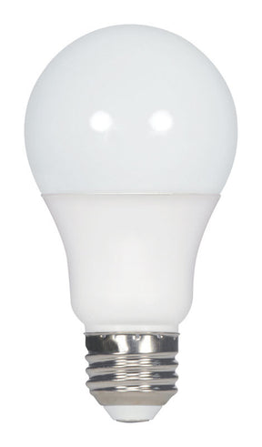 Satco A19 E26 (Medium) LED Bulb Warm White 60 Watt Equivalence 1 pk, Pack of 6