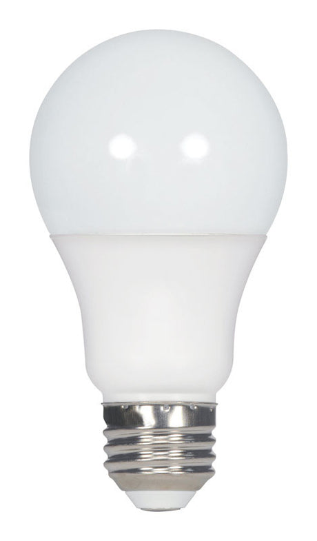 Satco A19 E26 (Medium) LED Bulb Warm White 60 Watt Equivalence 1 pk, Pack of 6