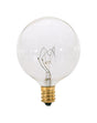 Satco 25 W G16.5 Decorative Incandescent Bulb E12 (Candelabra) Soft White 2 pk, Pack of 10
