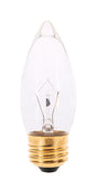 Satco 25 W B11 Decorative Incandescent Bulb E26 (Medium) Soft White 1 pk, Pack of 25
