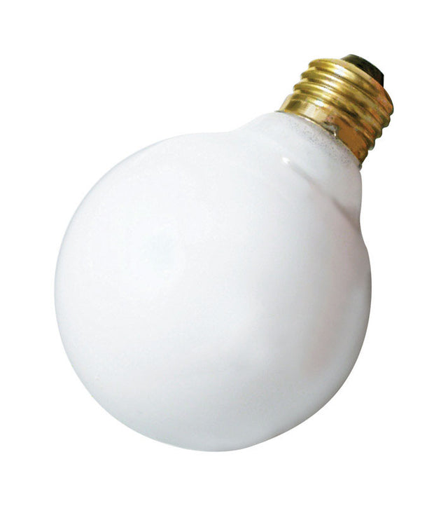Satco 25 W G25 Decorative Incandescent Bulb E26 (Medium) Soft White 1 pk, Pack of 6