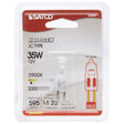 Satco 35 W T4 Specialty Halogen Bulb 595 lm Warm White 1 pk, Pack of 12