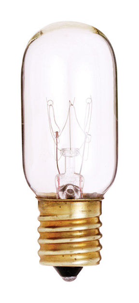 Satco 25 W T7 Specialty Incandescent Bulb E17 (Intermediate) Soft White 1 pk, Pack of 12
