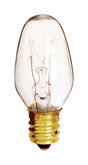 Satco 7 W C7 Nightlight Incandescent Bulb E12 (Candelabra) Soft White 2 pk, Pack of 20
