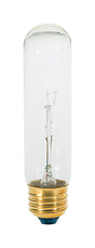 Satco 25 W T10 Tubular Incandescent Bulb E26 (Medium) Soft White 1 pk, Pack of 10