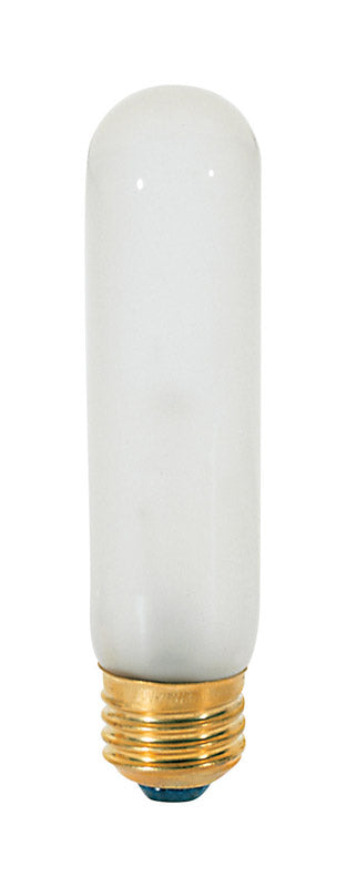 Satco 25 W T10 Tubular Incandescent Bulb E26 (Medium) Soft White 1 pk, Pack of 10