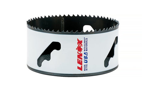 Lenox Speed Slot 3006464L Hole Saw, 4 in Dia, 1-7/8 in D Cutting, 5/8-18 Arbor, 4/5 TPI, Bi-Metal Cutting Edge