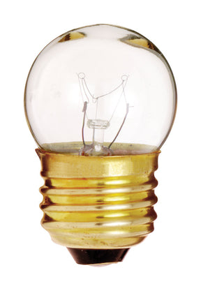 Satco 7-1/2 W S11 Nightlight Incandescent Bulb E26 (Medium) Soft White 1 pk, Pack of 20