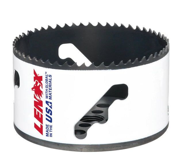 Lenox Speed Slot 3005858L Hole Saw, 3-5/8 in Dia, 1-7/8 in D Cutting, 4/5 TPI, Bi-Metal Cutting Edge