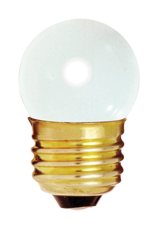 Satco 7.5 W S11 Nightlight Incandescent Bulb E26 (Medium) Soft White 1 pk, Pack of 20