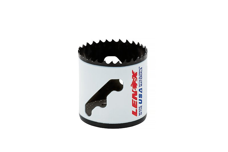 Lenox Speed Slot 3003232L Hole Saw, 2 in Dia, 1-7/8 in D Cutting, 5/8-18 Arbor, 4/5 TPI, Bi-Metal Cutting Edge