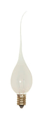Satco 5 W C7 Decorative Incandescent Bulb E12 (Candelabra) Warm White 2 pk, Pack of 12
