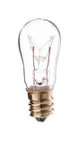 Satco 6 W S6 Specialty Incandescent Bulb E12 (Candelabra) Soft White 2 pk, Pack of 12