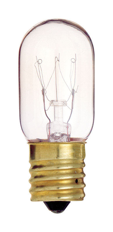 Satco 15 W T7 Specialty Incandescent Bulb E17 (Intermediate) Soft White 1 pk, Pack of 12