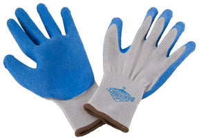 Diamondback GV-SHOWA/XL Gripper Work Gloves, Unisex, 10-1/4 in L, Knit Liner Cuff, Rubber Latex Coating, Cotton/Latex