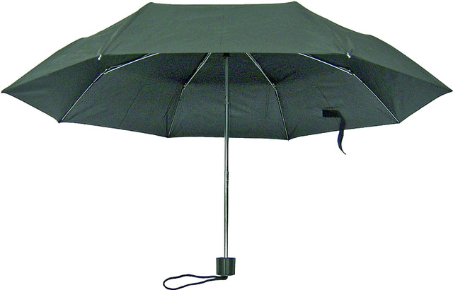Diamondback 123 Umbrella, Round Canopy, Nylon Fabric, Black Fabric, 19-1/2 in OAH