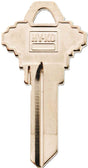 Hy-Ko 21250SC1 Key Blank, Brass, Nickel, For: Schlage SC1 Keyways, Pack of 250
