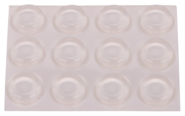 ProSource FE-50762B-PS Furniture Bumper Pad, 1/2 in, Disk, PU