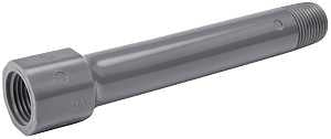 B & K 413-120 Coupling Nipple, 1/2 in, Male x Female Thread, 12 in L, Gray, SCH 80 Schedule, 150 psi Pressure
