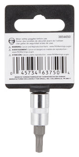 Vulcan 55050029SD Star Bit Socket, T25 Tip, Chrome