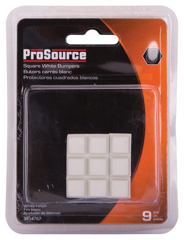 ProSource FE-S403-PS Furniture Bumper Pad, 1/2 in, Square, PU