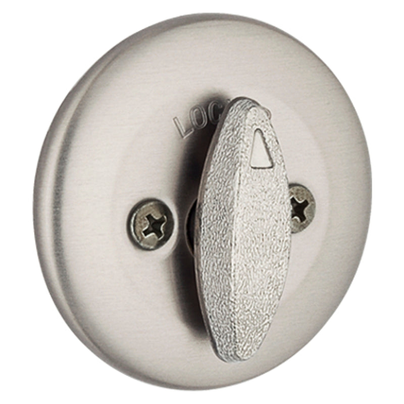 Kwikset 660 15RCLRCSK3BX Deadbolt, Metal, Satin Nickel, 2-3/8, 2-3/4 in Backset, 1-3/4 to 1-3/8 in Thick Door, Pack of 3