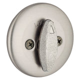 Kwikset 660 15RCLRCSK3BX Deadbolt, Metal, Satin Nickel, 2-3/8, 2-3/4 in Backset, 1-3/4 to 1-3/8 in Thick Door, Pack of 3