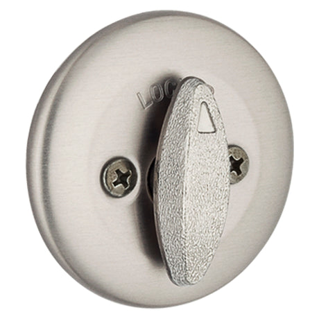 Kwikset 660 15RCLRCSK3BX Deadbolt, Metal, Satin Nickel, 2-3/8, 2-3/4 in Backset, 1-3/4 to 1-3/8 in Thick Door, Pack of 3