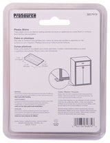ProSource FE-S717-PS Shim, 1-7/8 in L, 1-3/32 in W, 7/32 in Thick, Plastic, White