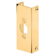 Defender Security U 9567 Door Edge Reinforcer, 1-3/4 in Thick Door, Brass, Bright Brass, 4-1/2 in H, 1 in W