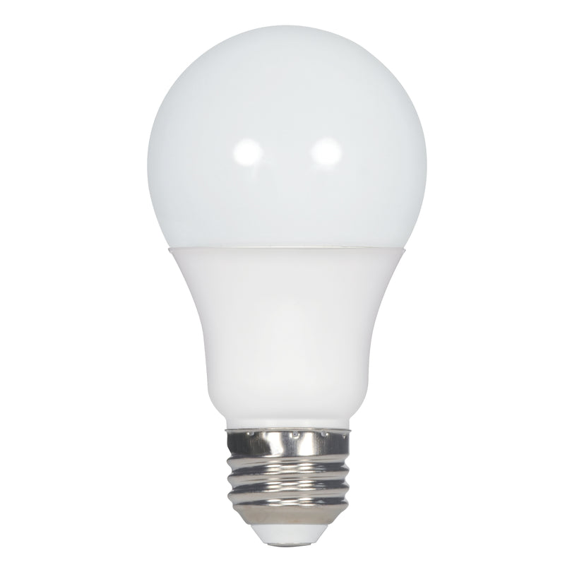 Satco Type-A A19 E26 (Medium) LED Bulb Warm White 75 Watt Equivalence 4 pk