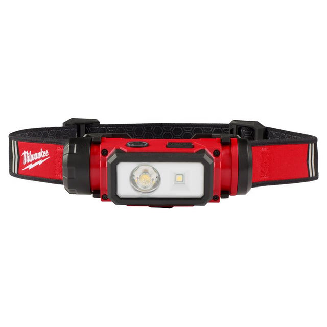 Milwaukee Redlithium 600 lm Black/Red LED Head Lamp