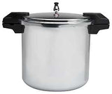 Mirro MIR-92122A Pressure Cooker, 22 qt, Aluminum, Silver, Polished