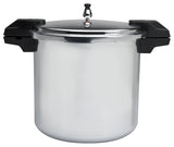 Mirro MIR-92122A Pressure Cooker, 22 qt, Aluminum, Silver, Polished