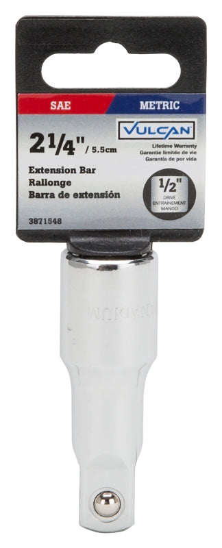Vulcan MT6508394 Hang Tagged Extension Bar, 2-1/2 in L, Chrome