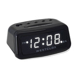 ALARM CLCK DIG WHT LED W/USB-C